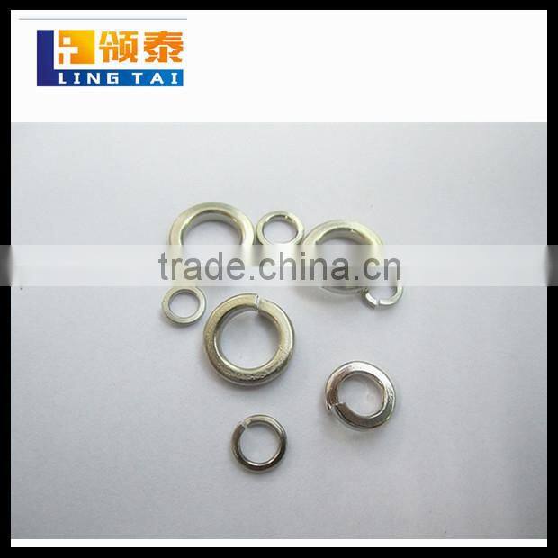 stainless steel spring lock washers Special order and size accepted