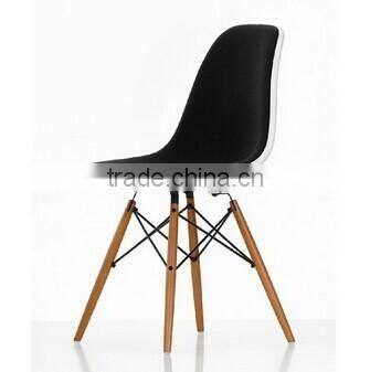 heated lounge foctory direct sale dsw chair with wooden leg dining chair