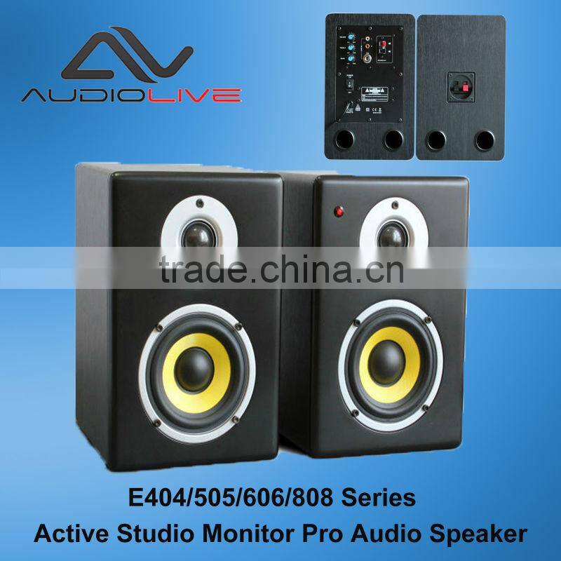 HIFI Studio-quality multimedia Monitor Bookshelf Speaker Powered bi-amplified Active Desktop Reference Monitor Speakers