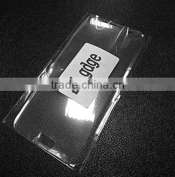 3D Full Curved PET Screen Protector For Samsung Galaxy S7 Edge flim,3D Round Toughed Film Screen for S7 for samsung s7 tpu film