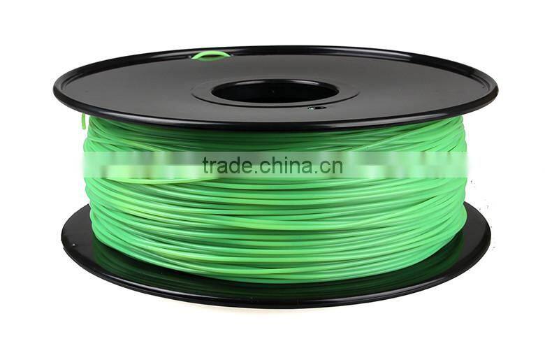 3D printer metal Material Filament ABS color changed by temperature From Green to Yellow