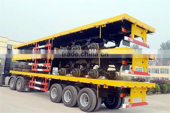 flated bed semi trailer