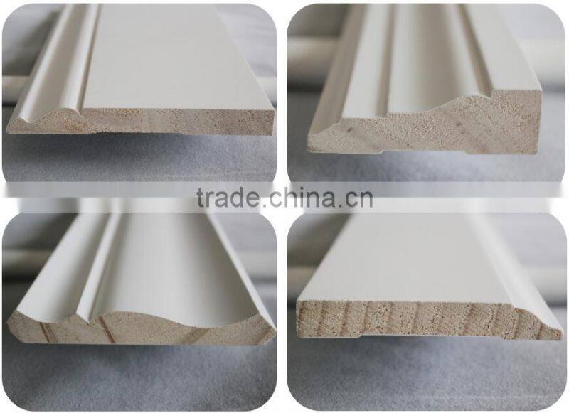 Primer timber wood building moulding millwork