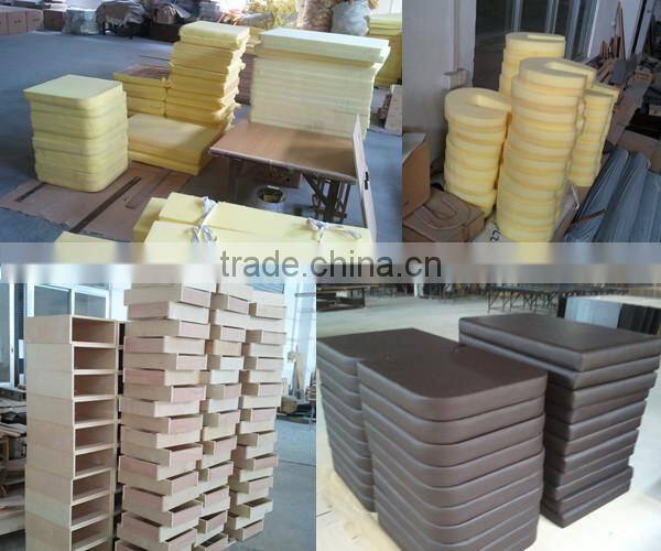 good quality spa salon furniture ,2000# S mooth Solid Wood Foot Step Trolley, beauty facial trolley , beauty stool