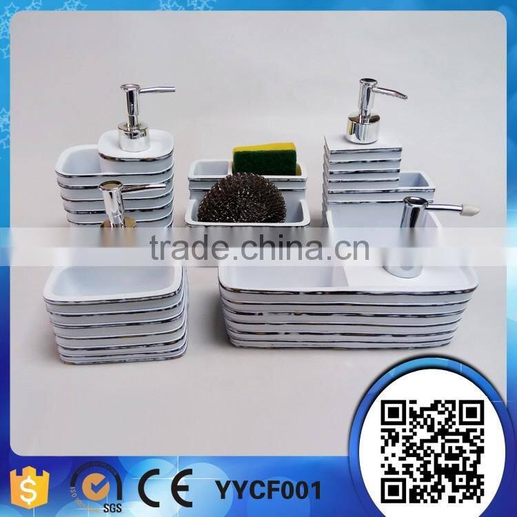 polyresin kitchen soap dispenser