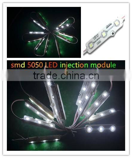 Hot sale 5050 0.72W 3 LED module for logo lighting