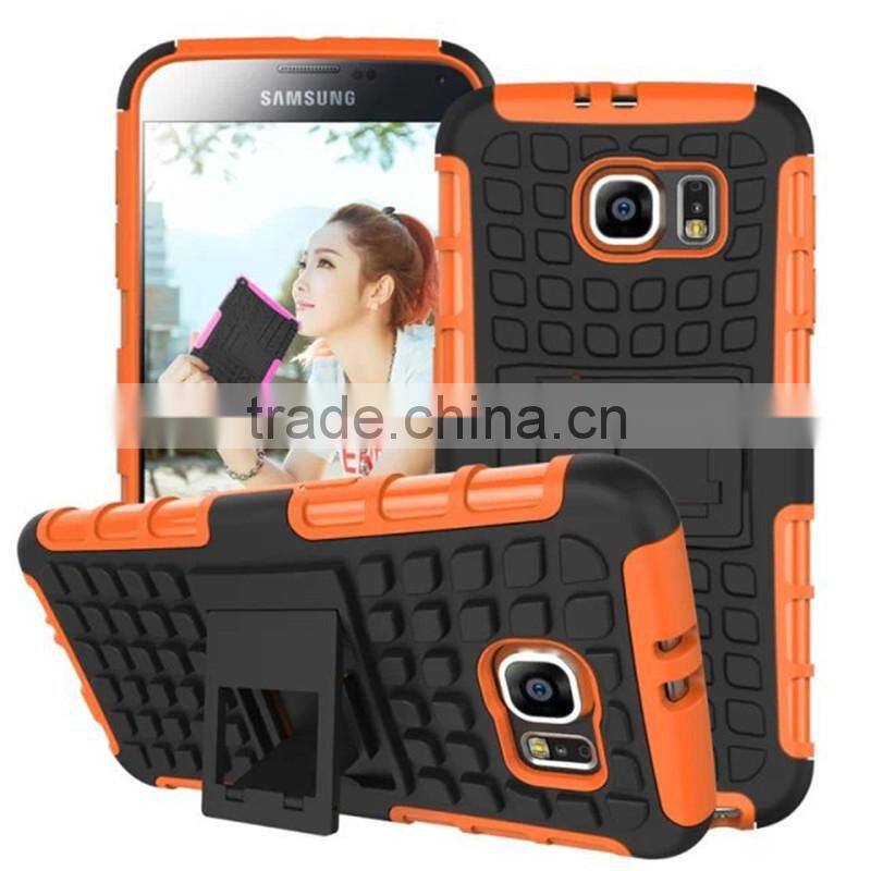 High Quality 2 in 1 PC + TPU Heavy Duty Shockproof Case Cover For Samsung S6