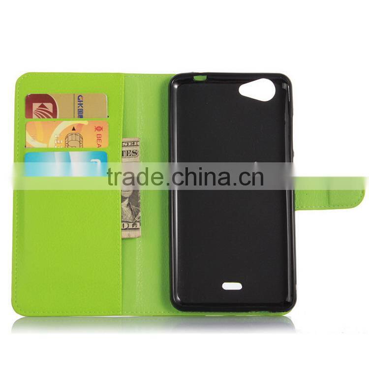 Bottom price promotional leather stand cover for wiko slide 2
