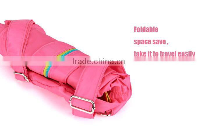 Nice fashionable school bags for teens active contrast color foldable design