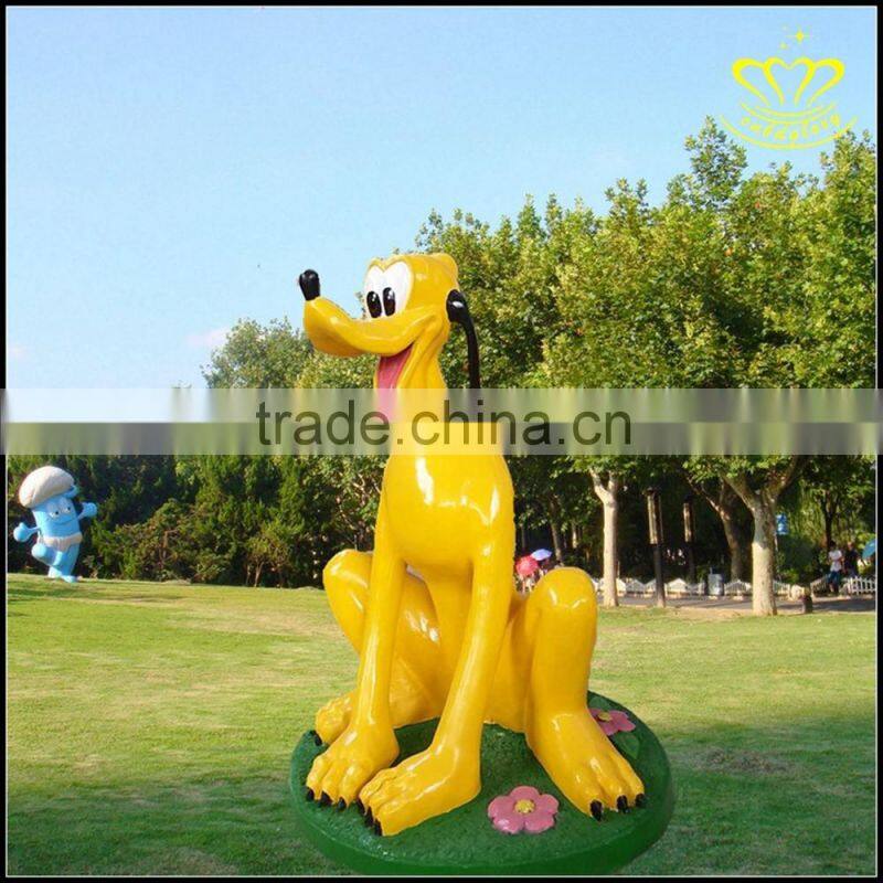 Custom outdoor landscape sculpture FRP cartoon Mitch Mini painting exhibition decorative sculpture