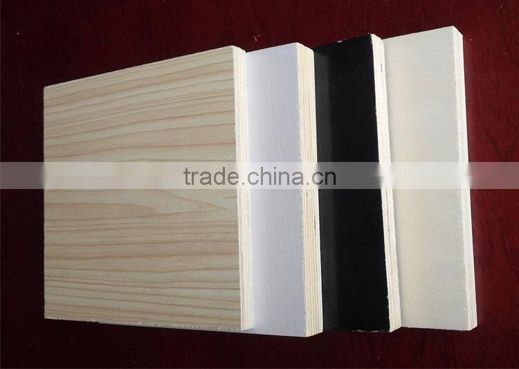 White melamine faced poplar plywood, 1220*2440mm