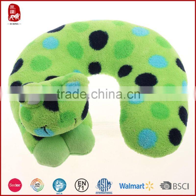 wholesale customize animal frog shaped neck pillow
