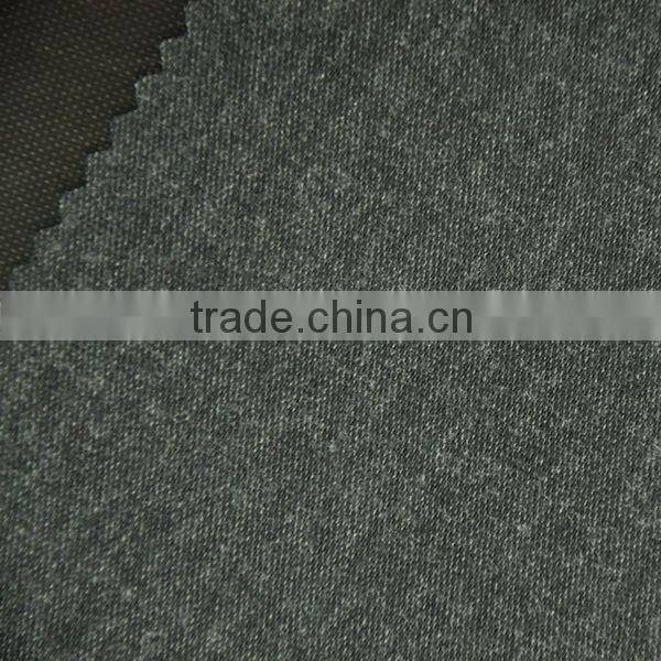 PU leather clothing with nap emboss
