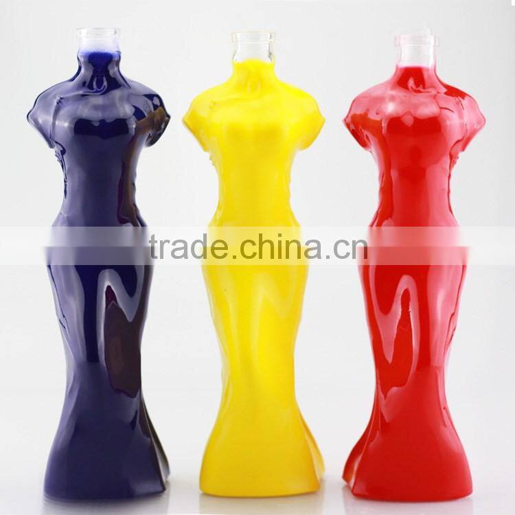 High quality candy bottle minion liquid bottle long neck bottle
