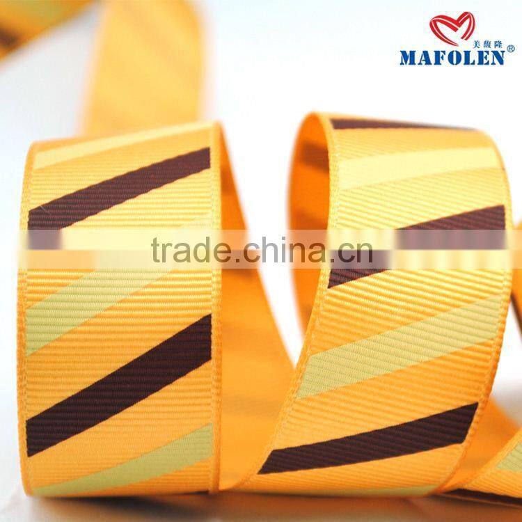 cheap price printed wired 50mm grosgrain ribbon for wedding decoration