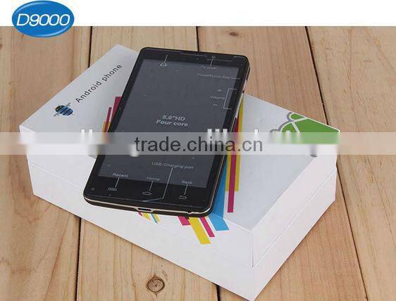 2014 Android 4.2 D9000 MTK6572 dual core 960*540 8mp 4gb 5 inch star mobile phones