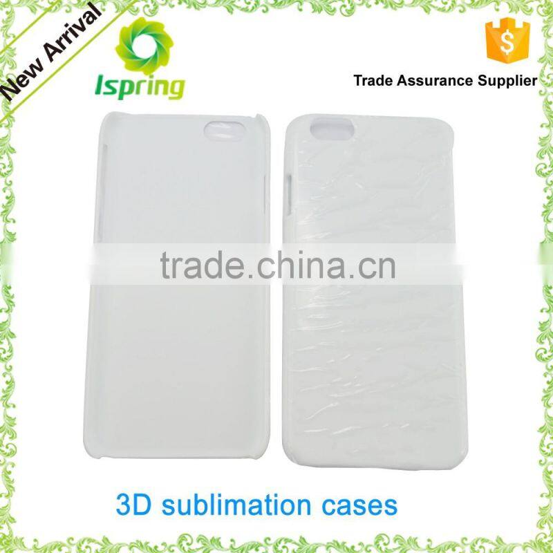3D sublimation Plastic Phone Case, do print by yourself, Sublimation Mobile Phone Cover for iPhone 6/6S