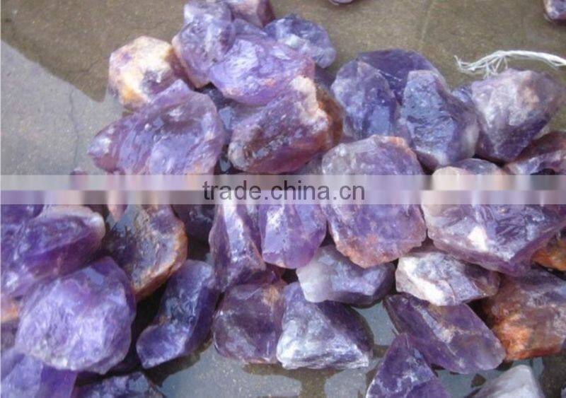 wholesale high quality pretty purple crystal original stone
