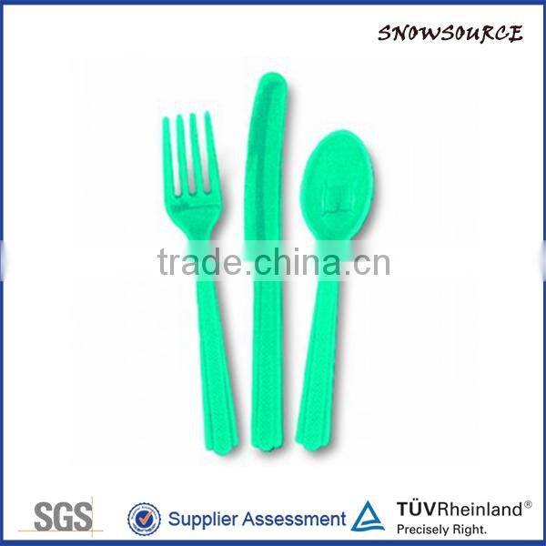 2015New Popular fathional colorful PP cutlery set for children