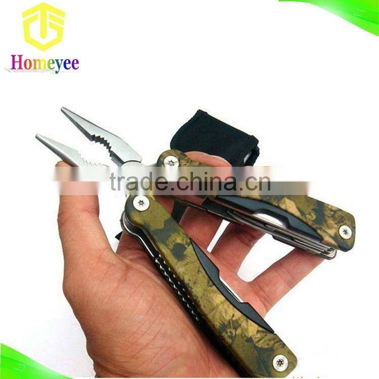 Camouflage Handle Multi Tools Plier With Nylon Bag