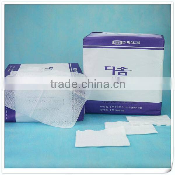surgical ressing nonwoven pads