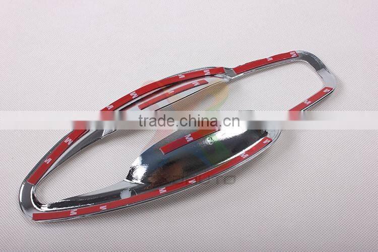 SET ABS CHROME DOOR HANDLE BOWL INSERTS COVER DOOR HANDLE BOWL FOR PEUGEOT PG 2008