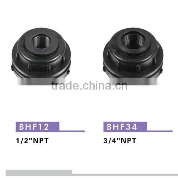 China hign quality bulkhead fittings plastic