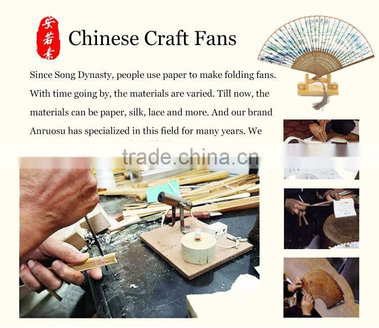 Chinese Silk/paper Fans with Customized Designs