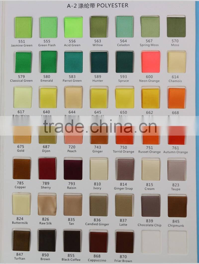 Wholesale Custom Top Quality Woven Satin ribbon Roll, Polyester Christmas Satin Ribbon For Satin Ribbon Flowers Bow Materials