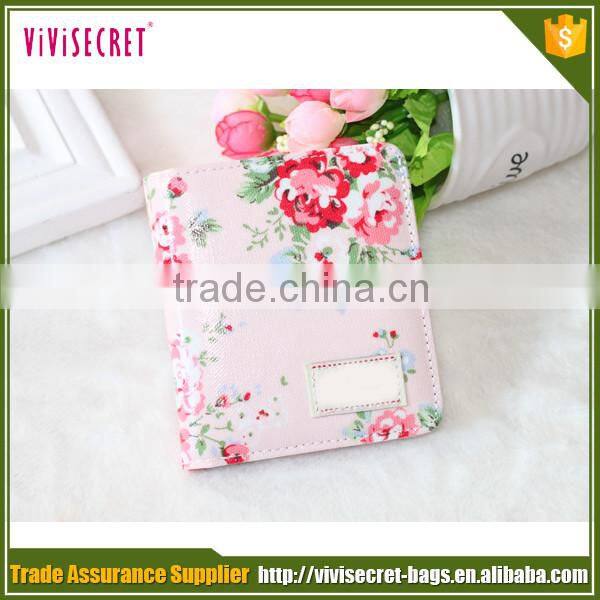 Portable newest brightly colored nylon fancy old fashion wallets