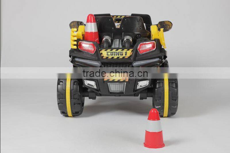 Ride On Toy Style and ABS Plastic Type kids car,Double driver baby remote control car