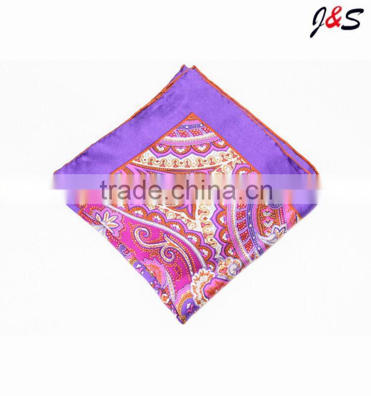 hand rolled embroidery handkerchief, printed handkerchief, cute handkerchief WPF330