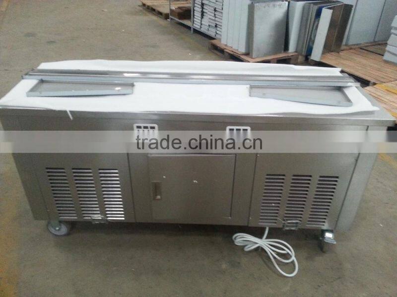 commercial fried ice cream machine price flat pan ice cream machine for sale