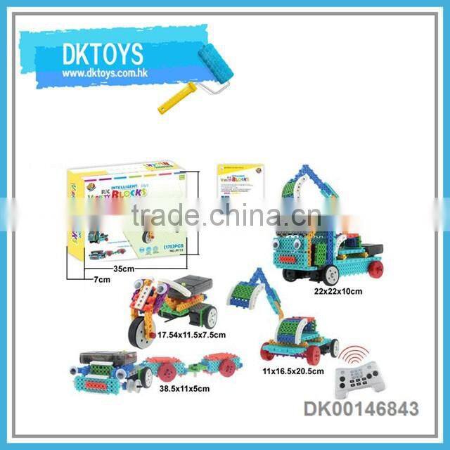 4 in 1 4 CH r/c building block set for kids