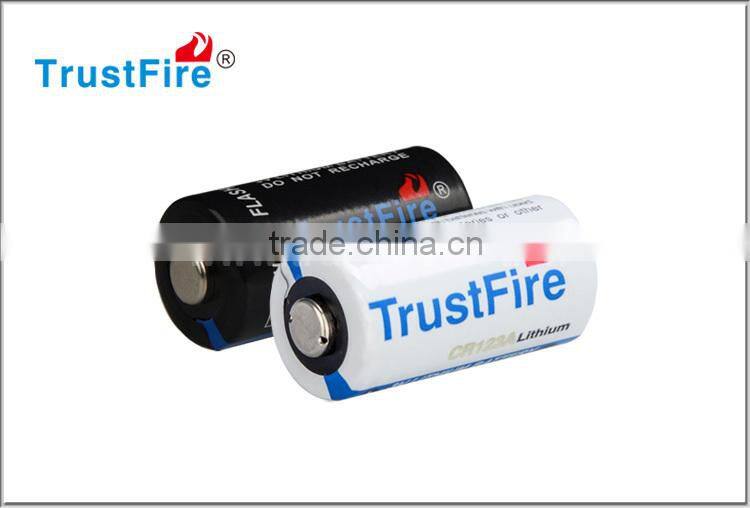 Trustfire lithium battery CR123A lithium-ion batteries disposable batteries 1300mah li-ion batteries lithium polymer batteries