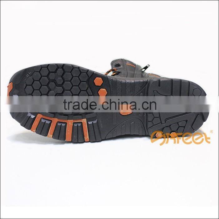Factory heat insulation fireproof fireman shoes ranger safety shoes and safety shoe leather (SA-9402)