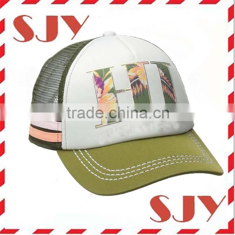 Custom Wholesale Printed Trucker Mesh Cap