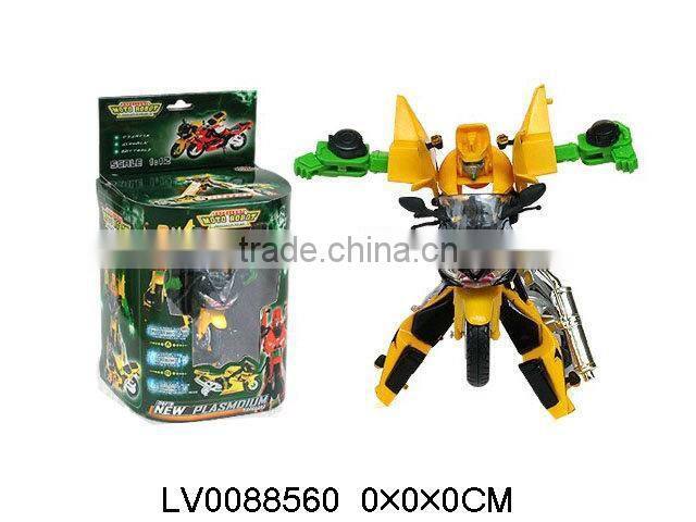 Plastic Toy basketball Transformation Toy robot for children