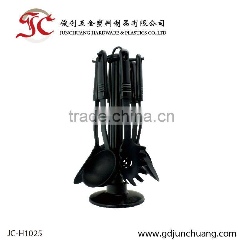 Clear beautiful durable nylon cooking tool set with holder