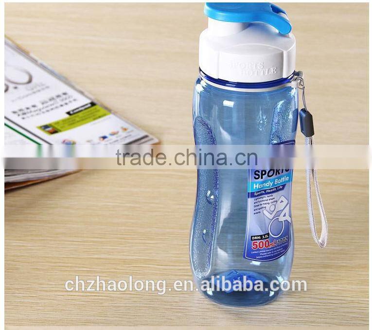 easy carry Sports Water Bottle with Flip Top Lid for for Gym, Cycling, Camping