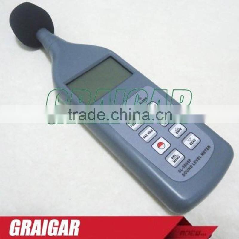 SL-5868P NEW Digital Sound Level Meter, Noise Meter Self Calibration with Software and Cable for RS232C