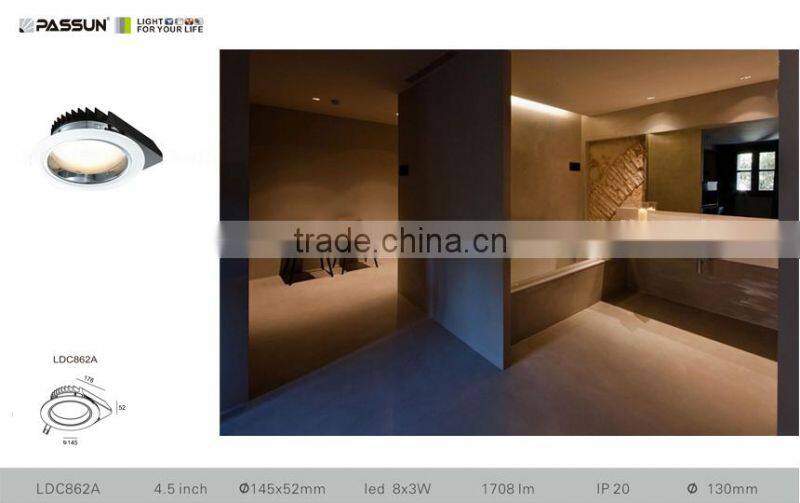 modern recessed led downlight ceiling mount aluminium down lamp