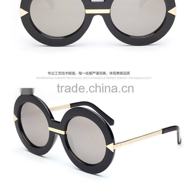 2016 new retro-reflective block sunglasses