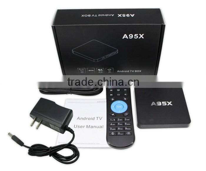 A95X Android 5.1 1G+8G Smart TV Box Amlogic S905 Quad Core 4K HD Media Player Kodi 16.1 Set-top Box