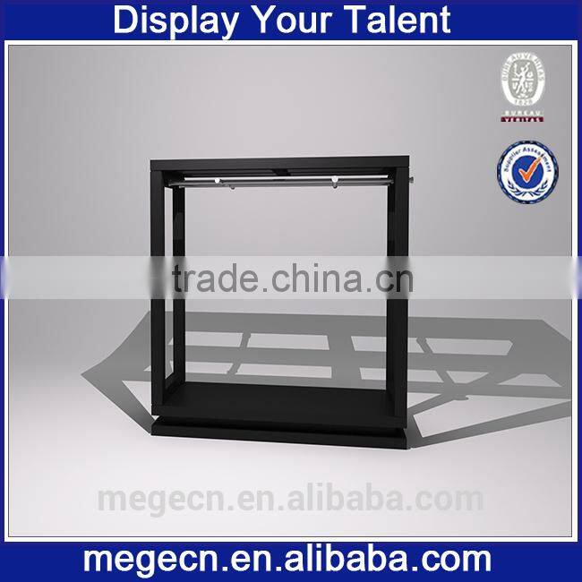 Customized metal free standing display clothes hanging stand