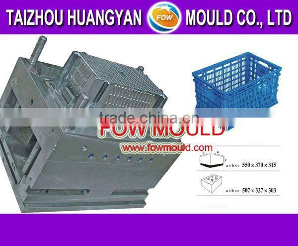 Foldablel beverage crate mould