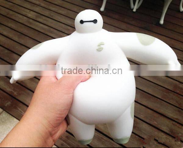 2015 hot and new silicone baymax toy / OEM silicone toys for kids /girls