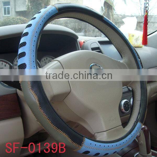 New design fashion dark color for girl steeering wheel cover in winter