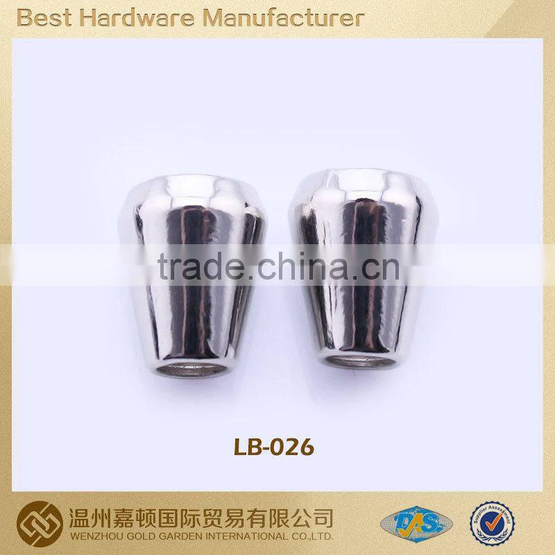 metal garment Cord End fashion designs customized/ drawstring cord lock