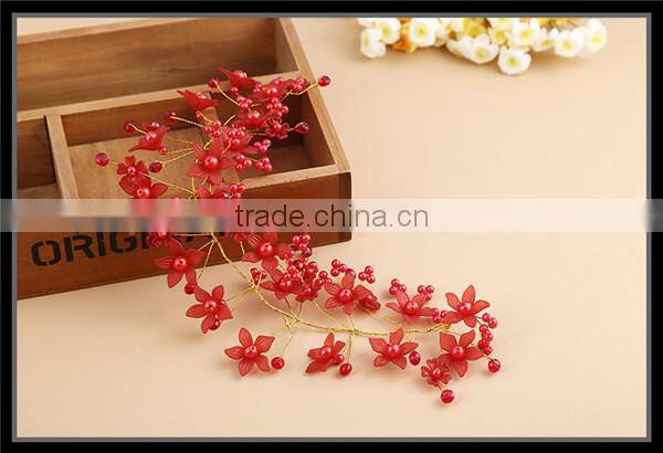 MYLOVE china bridal hair accessory Flower Crystal Hair Pin Hair Clips MLF126